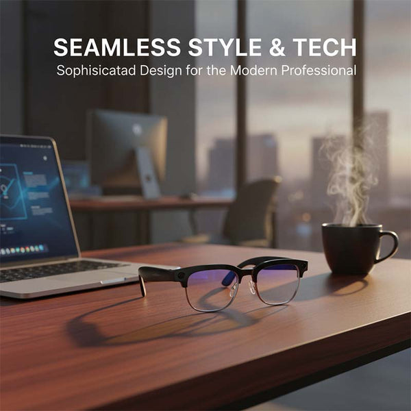 Sakerplus® AI Camera Glasses with Real-Time Translation