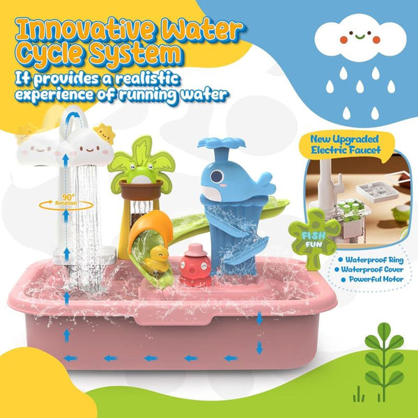 Sakerplus® Play Sink With Running Water