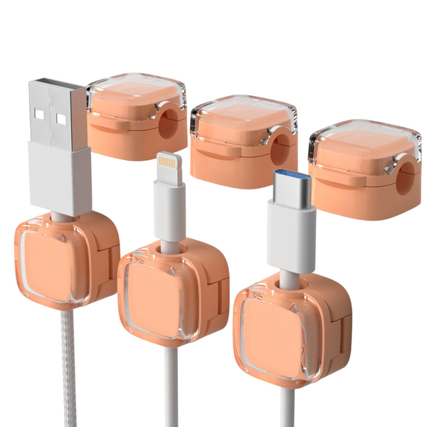 Sakerplus® Magnetic Cable Clips Desk Organizer