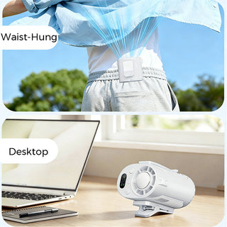 Sakerplus® Portable Ice Cooling Waist Fan