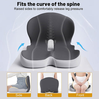 Sakerplus® Ergonomic Memory Foam L Shaped Cushion