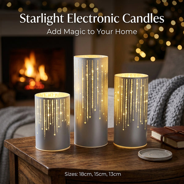 Sakerplus® Starry Night Flameless LED Candle Set