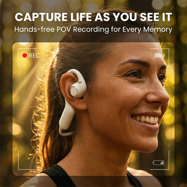 Sakerplus® AI Camera Open Ear Headphones