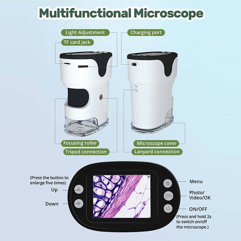 SAKER® Handheld Microscope Kit for Kids