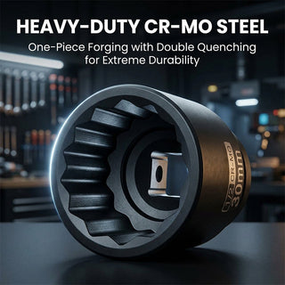 Sakerplus® Heavy Duty 12-Point Impact Socket