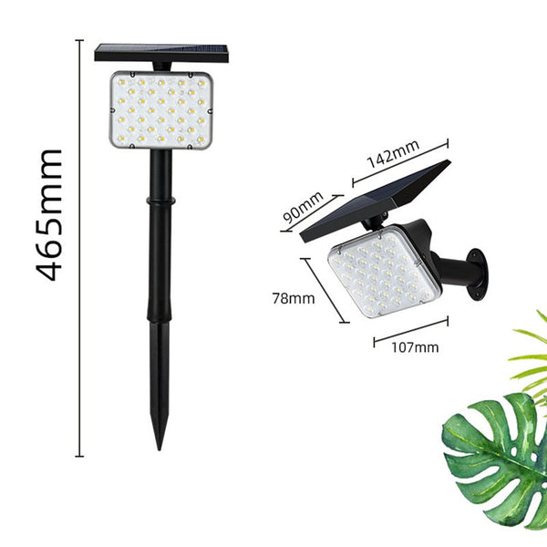 Sakerplus® Solar LED Landscape Spotlights Set