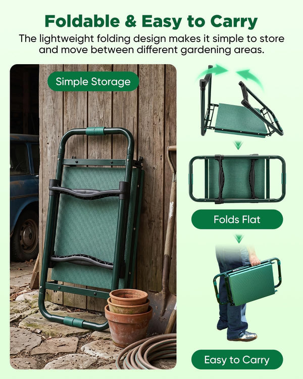 Saker® Foldable Heavy Duty Garden Kneeler
