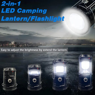 Sakerplus®  Portable Solar Rechargeable LED Lantern