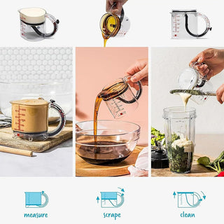Sakerplus Adjustable Multi-Functional Measuring Cup