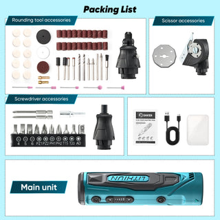 Sakerplus Cordless Multi Function Electric Screwdriver Set