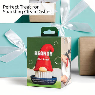 Sakerplus® Beardy Gnome Dish Scrub Brush Gift Idea
