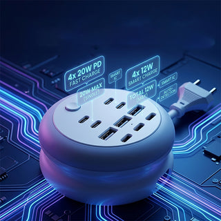 Sakerplus® 6 Port USB Power Strip