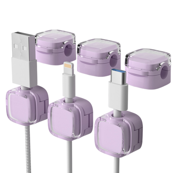 Sakerplus® Magnetic Cable Clips Desk Organizer