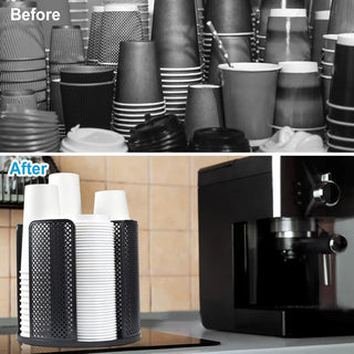 Sakerplus® Rotating Coffee Cup And Lid Holder