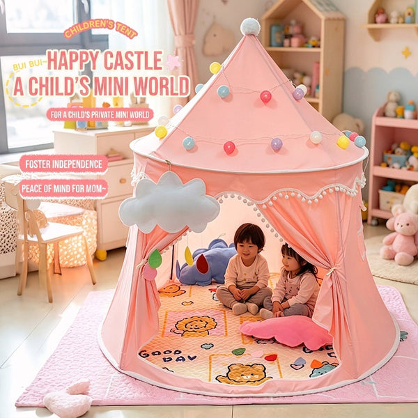 Sakerplus® Large Playhouse Kids Castle Tents