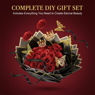 Sakerplus® Glitter Rose Bouquet Gift Set