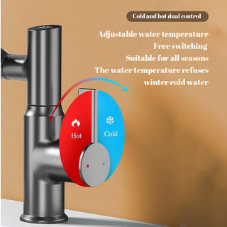 Sakerplus Bathroom Faucet With Temperature Display