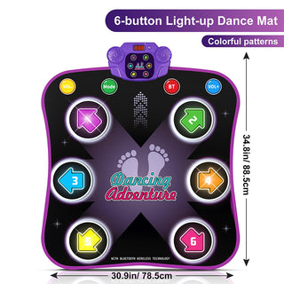 Sakerplus® LED Bluetooth Kids Dance Mat