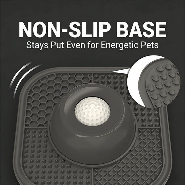 Sakerplus® Interactive Slow Feeder Lick Bowl