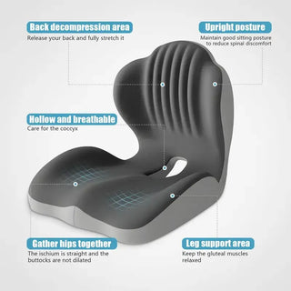 Sakerplus® Ergonomic Memory Foam Seat Cushion