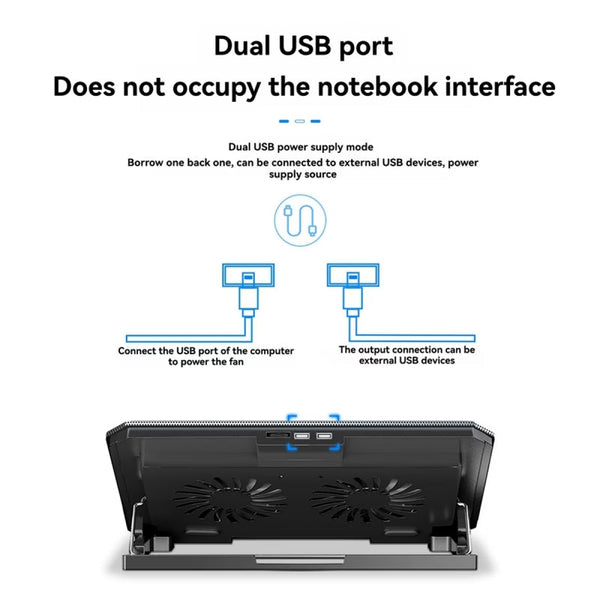Sakerplus® Adjustable Laptop Cooling Stand Pad