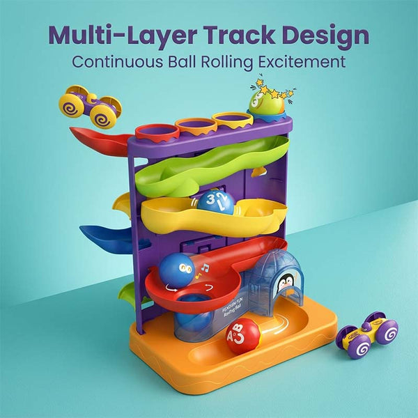 Sakerplus® Interactive Penguin Ball Track Toy