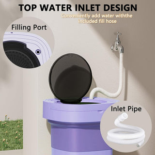 Sakerplus® Foldable Portable Mini Washing Machine