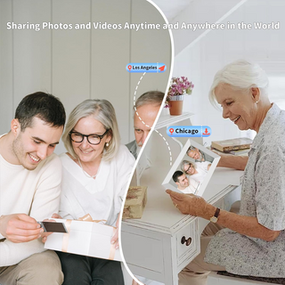 Sakerplus® Smart WiFi Digital Photo Frame