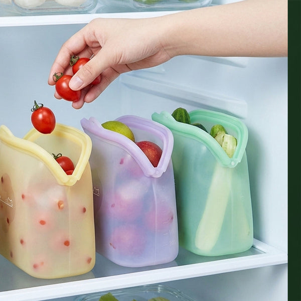 Sakerplus® Stand Up Silicone Food Storage Bag