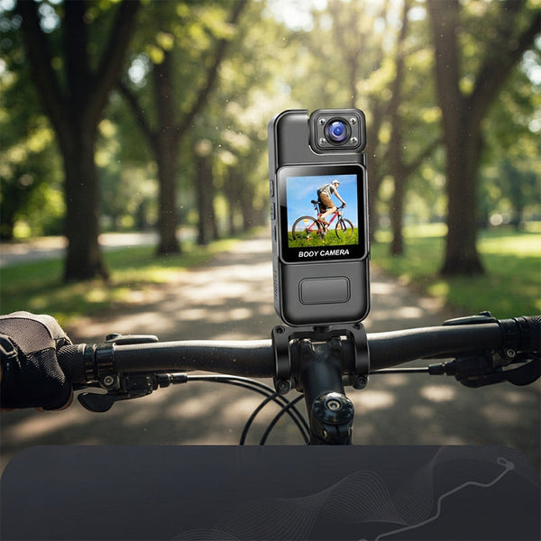 Sakerplus® 4K Body Cam With Rotatable Lens