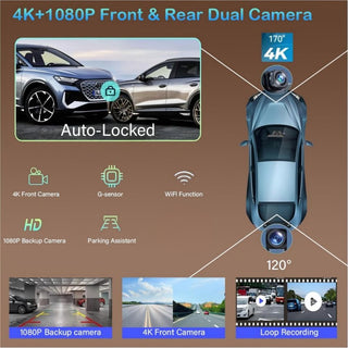 Sakerplus® 360° Rotating Wireless Carplay Display