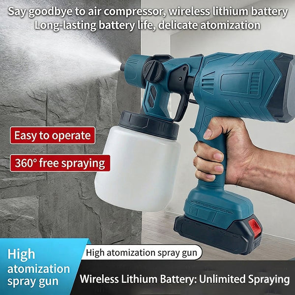 Sakerplus® Cordless HVLP Paint Sprayer For Home
