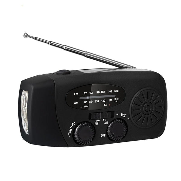 Sakerplus® Hand Crank Emergency Radio