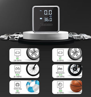 Sakerplus® High Pressure Portable Tire Inflator