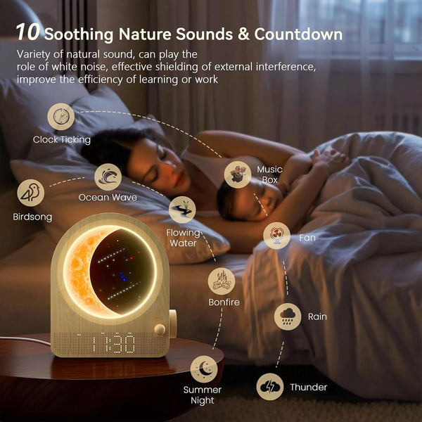 Sakerplus Sunrise Alarm Clock With White Noise