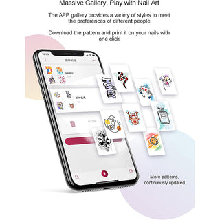 Sakerplus Portable Digital Nail Art Printer Machine