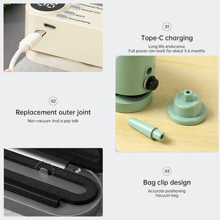 Sakerplus Portable Vacuum Sealer Packaging Machine