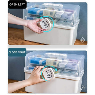 Sakerplus® Portable Three Tier Craft Storage Box