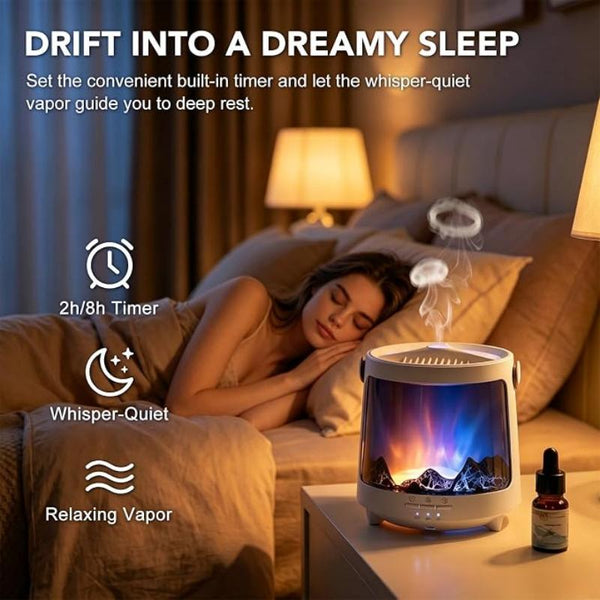 Sakerplus® Jellyfish Flame Essential Oil Diffuser