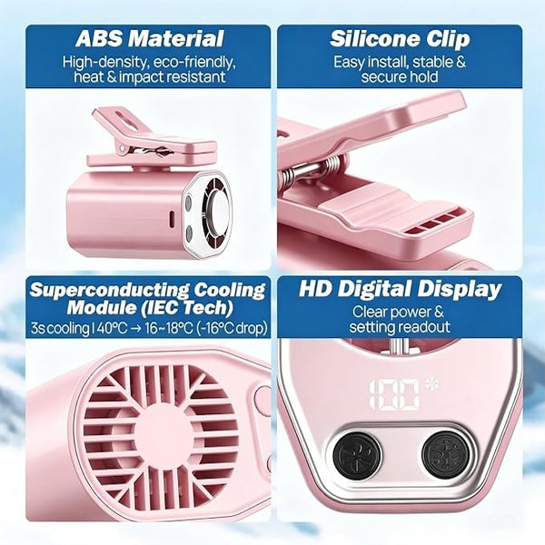 Sakerplus® Portable Clip On Turbo Fan