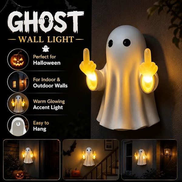 Sakerplus® Cute Ghost Night Light with Middle Finger Gesture