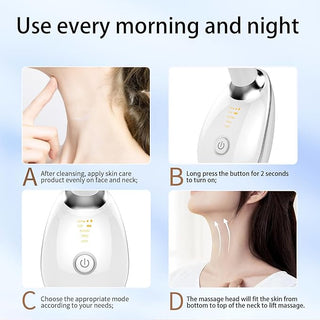 Sakerplus® Ergonomic Facial And Neck Massager Device