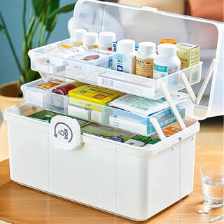 Sakerplus® Portable Three Tier Craft Storage Box