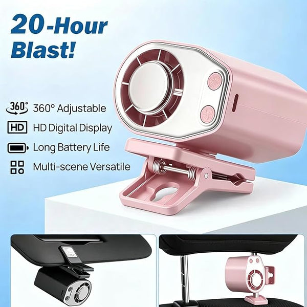 Sakerplus® Portable Clip On Turbo Fan
