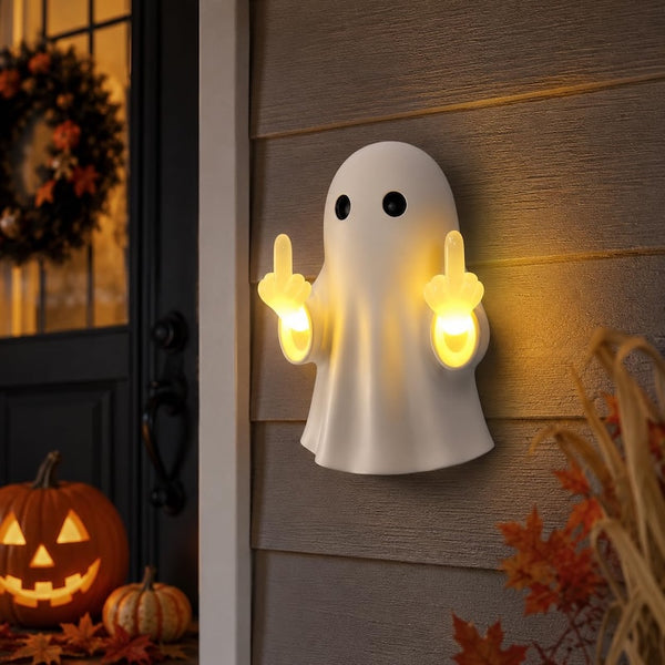 Sakerplus® Cute Ghost Night Light with Middle Finger Gesture