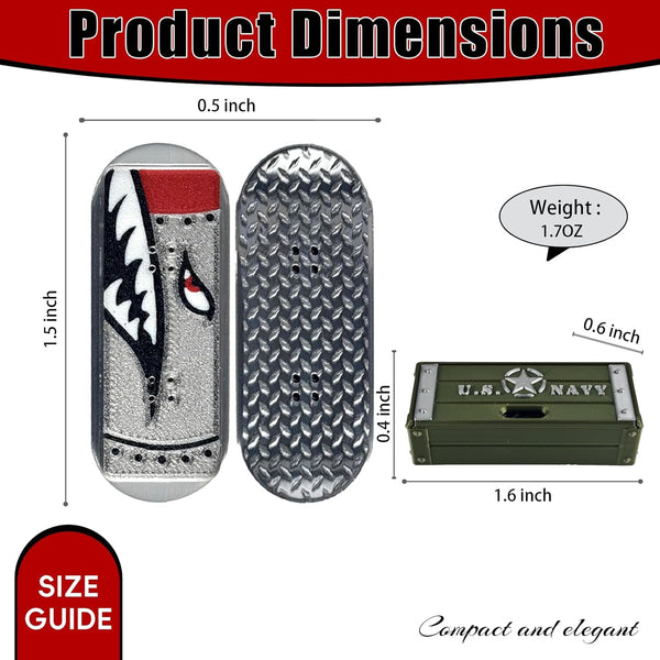 Sakerplus® Magnetic Fingerboard Fidget Slider Toy
