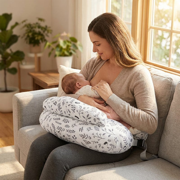 Sakerplus® Ergonomic Adjustable Breastfeeding Nursing Pillow