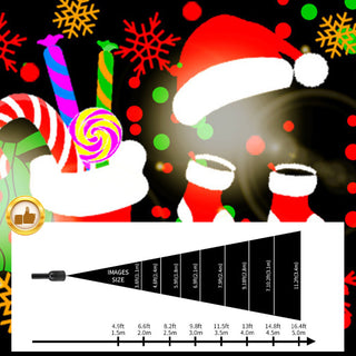 Sakerplus® Christmas Projection Pattern Lamp