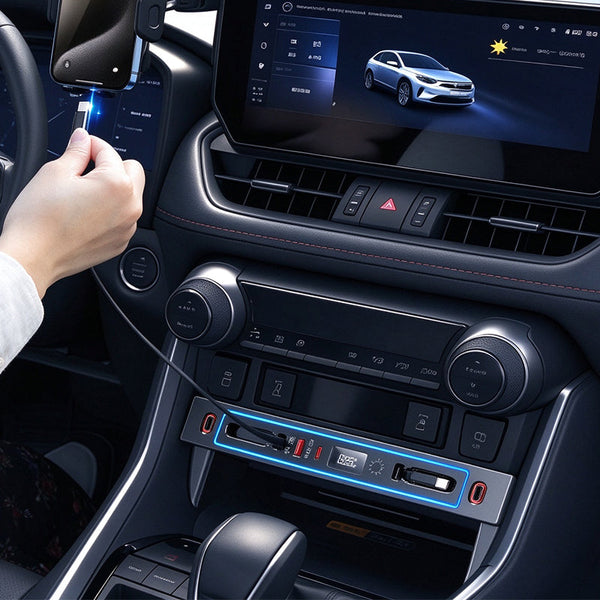 Sakerplus® Toyota RAV4 LED USB Charging Hub