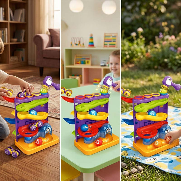 Sakerplus® Interactive Penguin Ball Track Toy